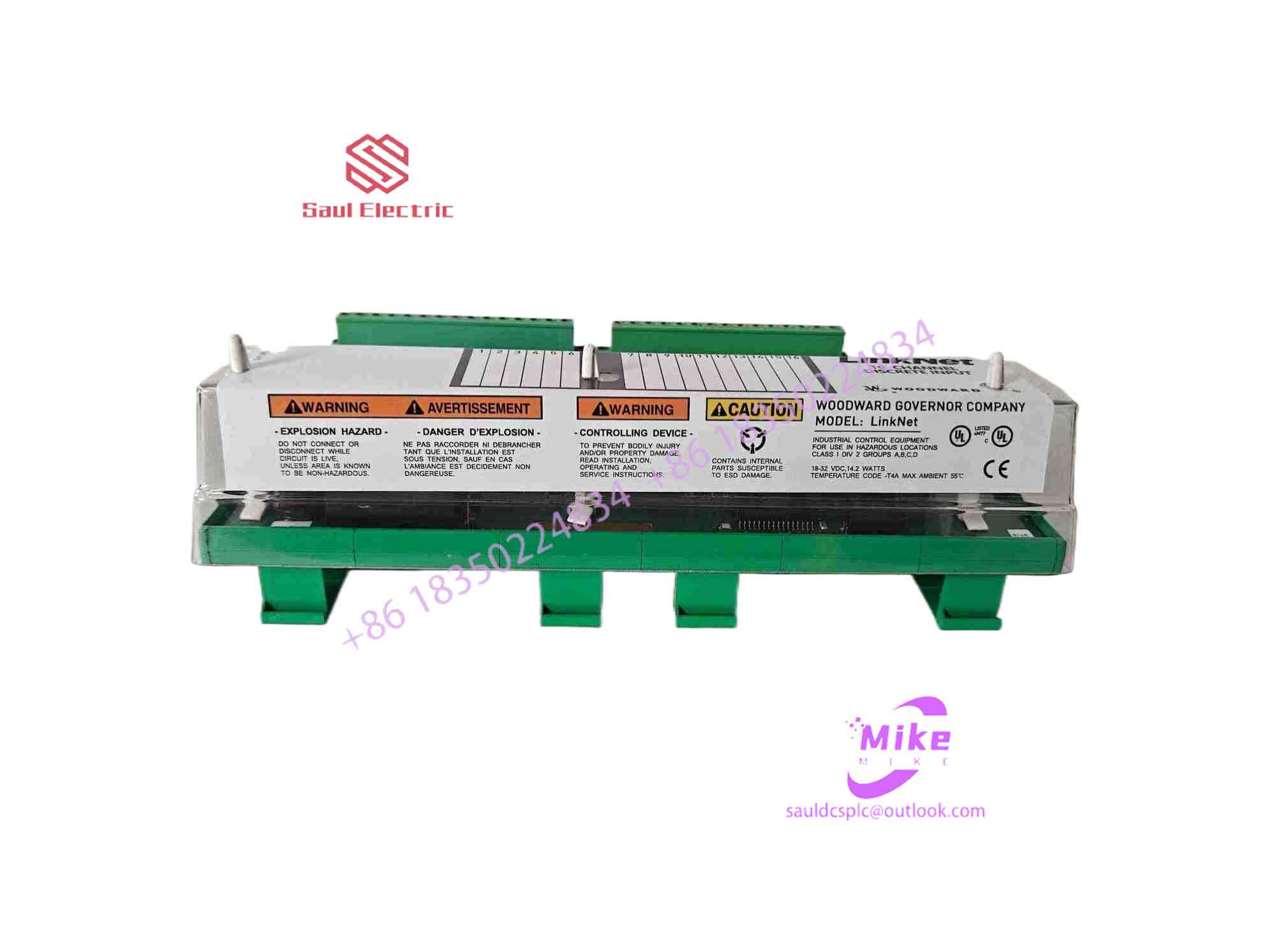 WOODWARD 9905-971 LINKNET 16 CHANNEL DISCRETE INPUT