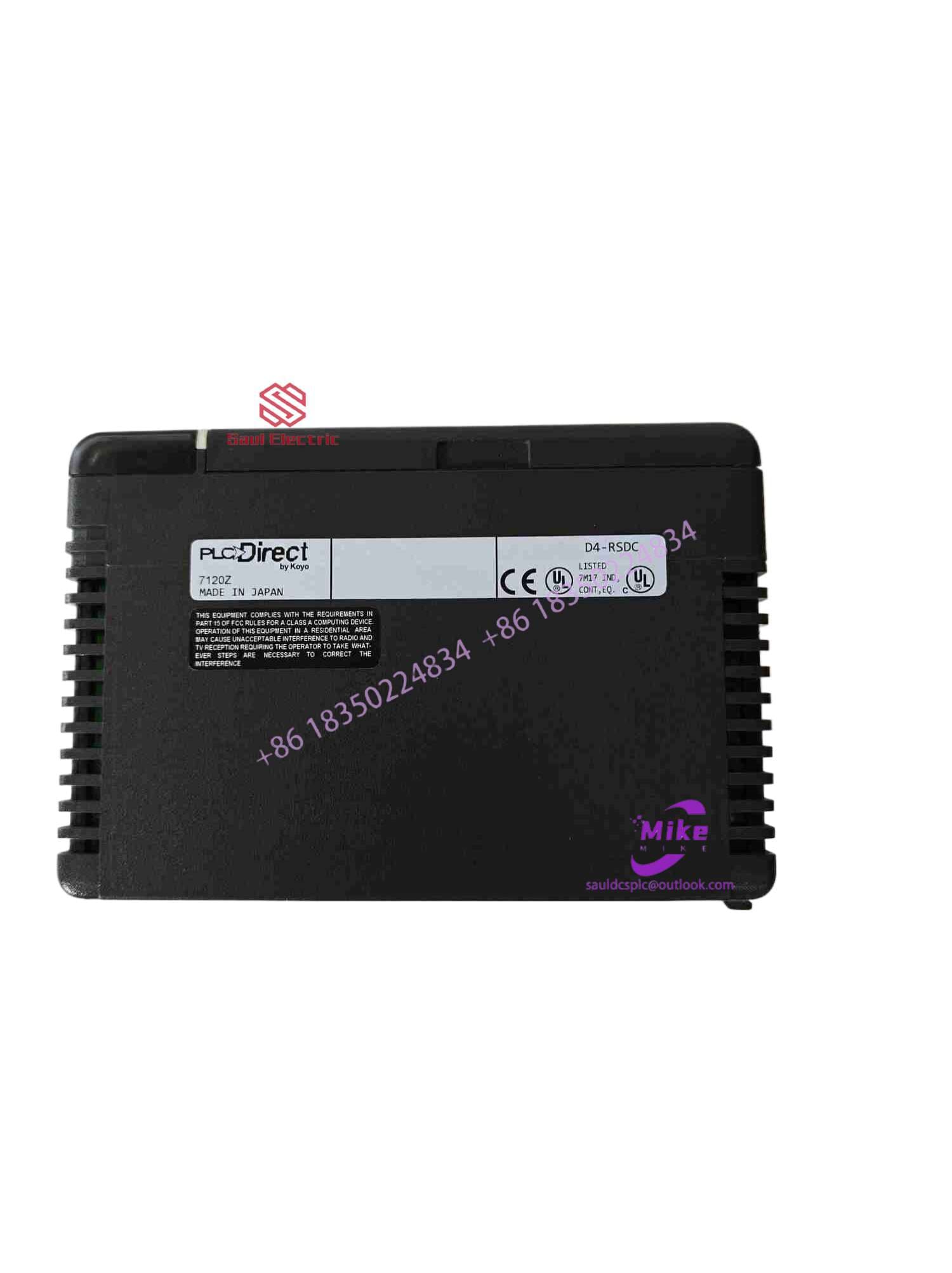 KOYO DIRECT LOGIC 405RS REMOTE I/O SLAVE MODULE D4-RSDC
