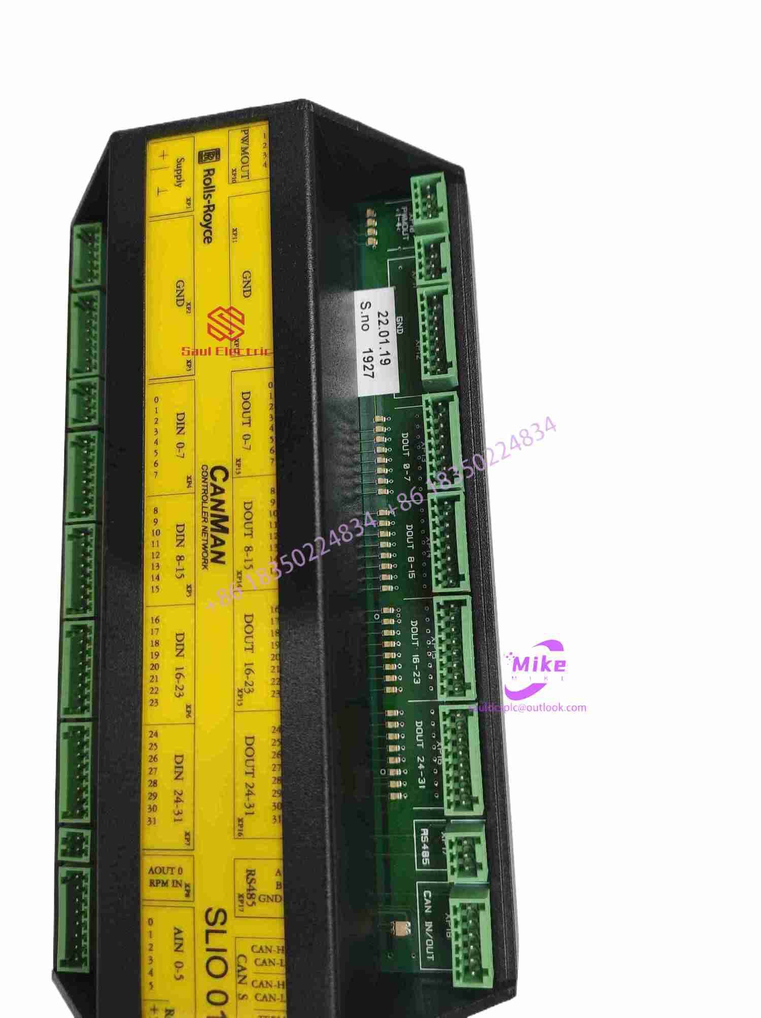 ROLLS-ROYCE SLIO 01 CANMAN CONTROLLER NETWORK